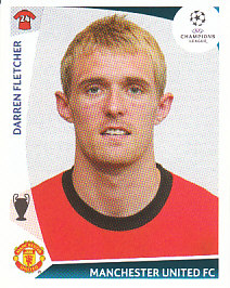 Darren Fletcher Manchester United samolepka UEFA Champions League 2009/10 #83